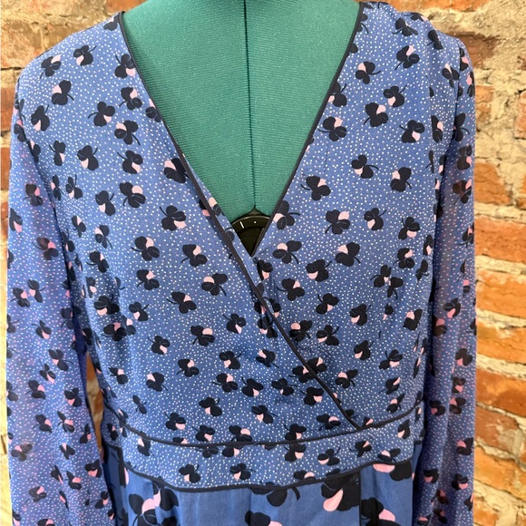 Boden Navy and Pink Floral Dress - Picture 3 of 7